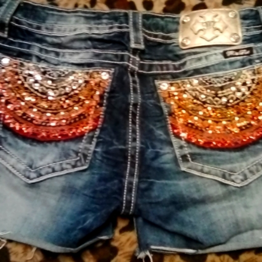 Miss Me denim jeans shorts size 31